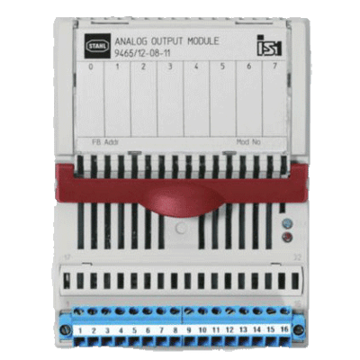 Analog Output Module Ex i / I.S. Outputs, 8 Channels for Zone 1 Series 9465